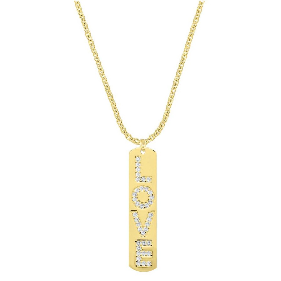 Necklaces CANDY | Necklace Love, 925 Sterling Silver, Gold-Plated