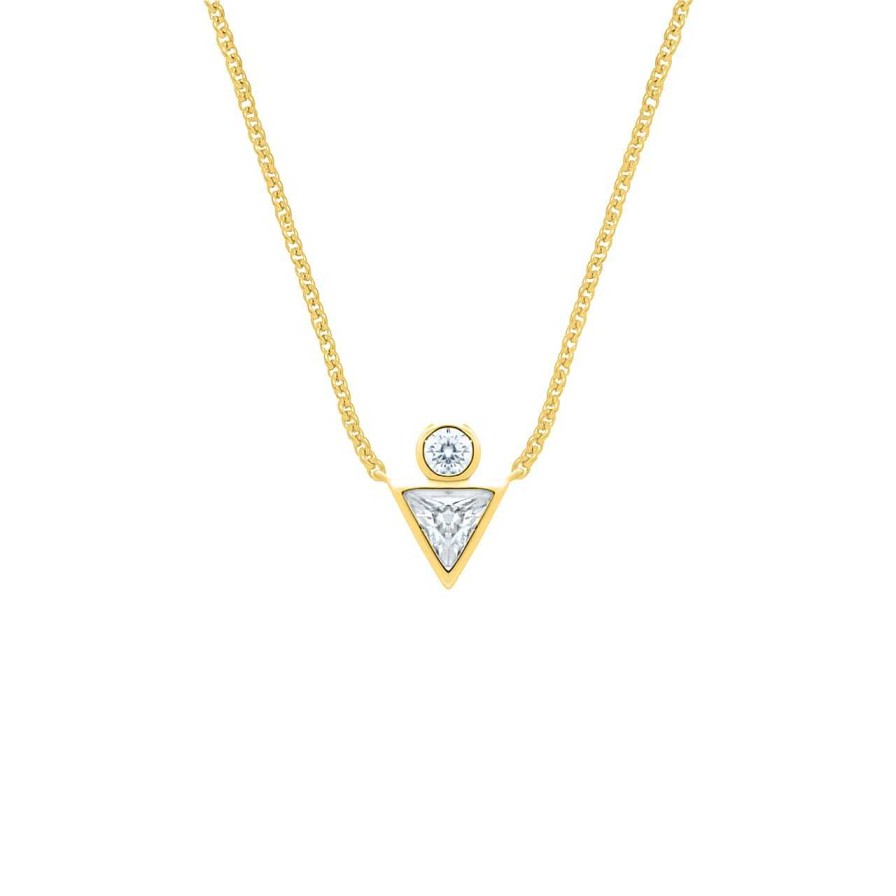 Necklaces CANDY | Necklace Lizzie, 925 Sterling Silver, Gold-Plated