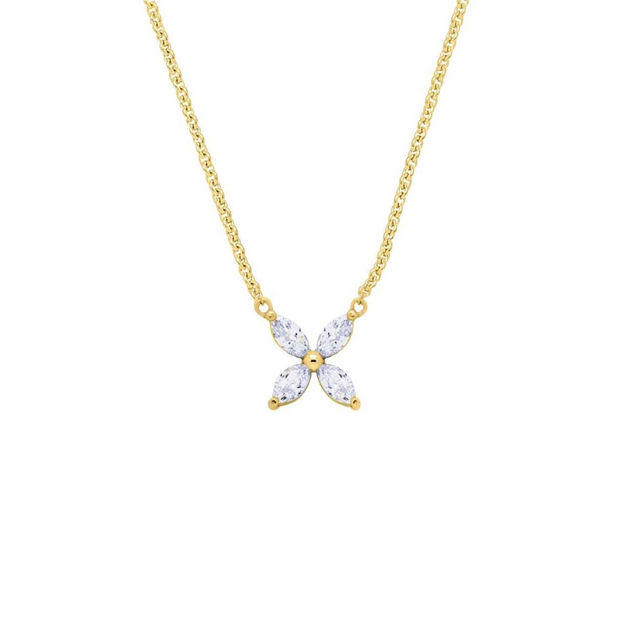 Necklaces CANDY | Necklace Celia, 925 Sterling Silver, Gold-Pated