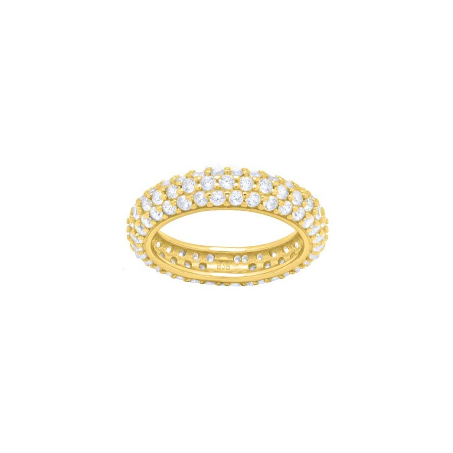 Rings CANDY | Ring Dido, 925 Sterling Silver, Gold-Plated