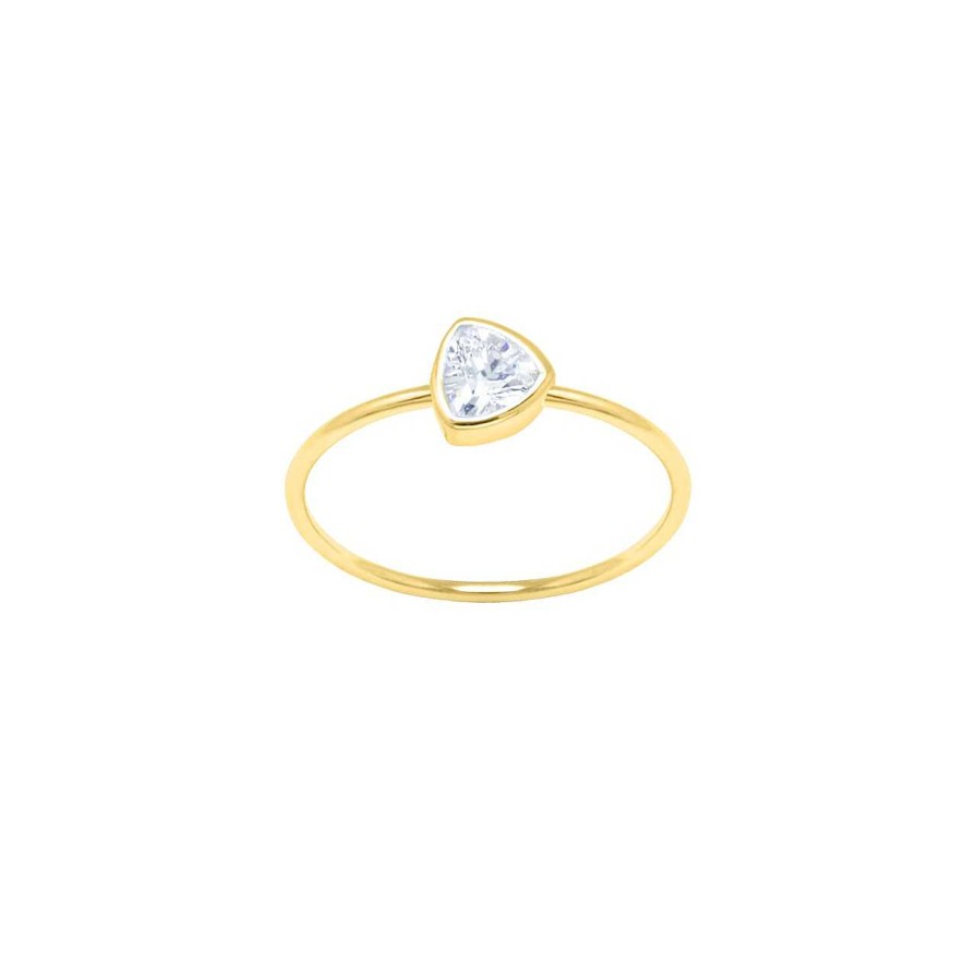 Rings CANDY | Ring Faith, 925 Sterling Silver, Gold Plated