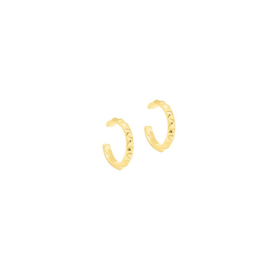 Earrings CANDY | Ear Cuffs Valori, 925 Sterling Silver, Gold-Plated