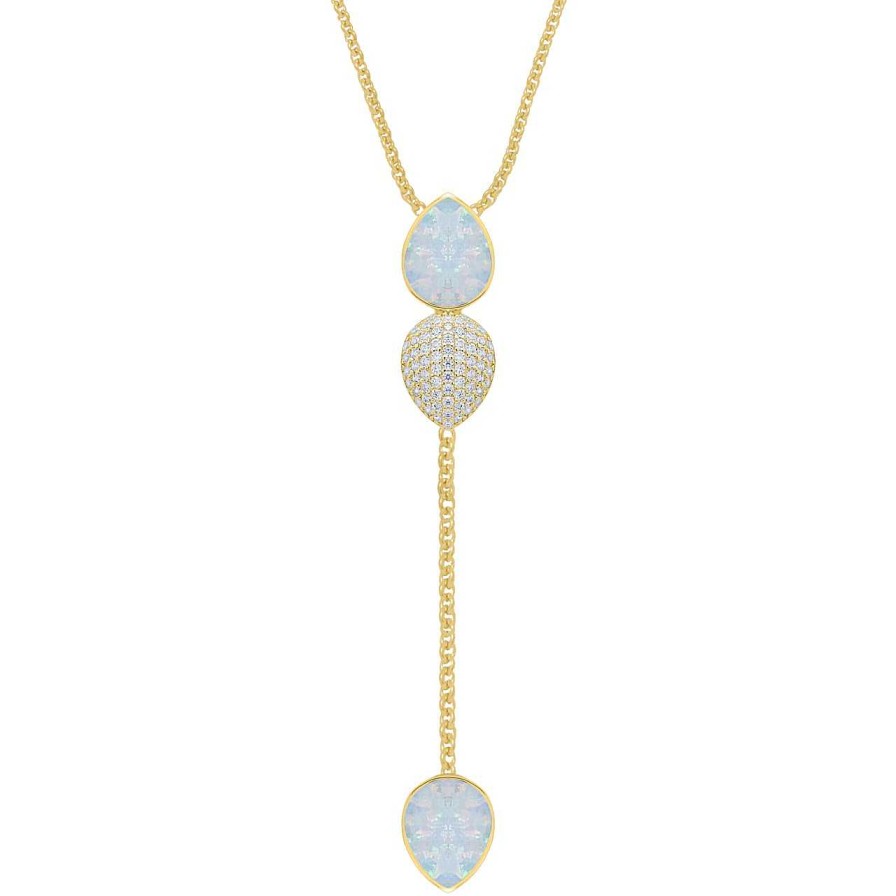 Necklaces CANDY | Y Necklace Palia, 925 Sterling Silver, Gold Plated