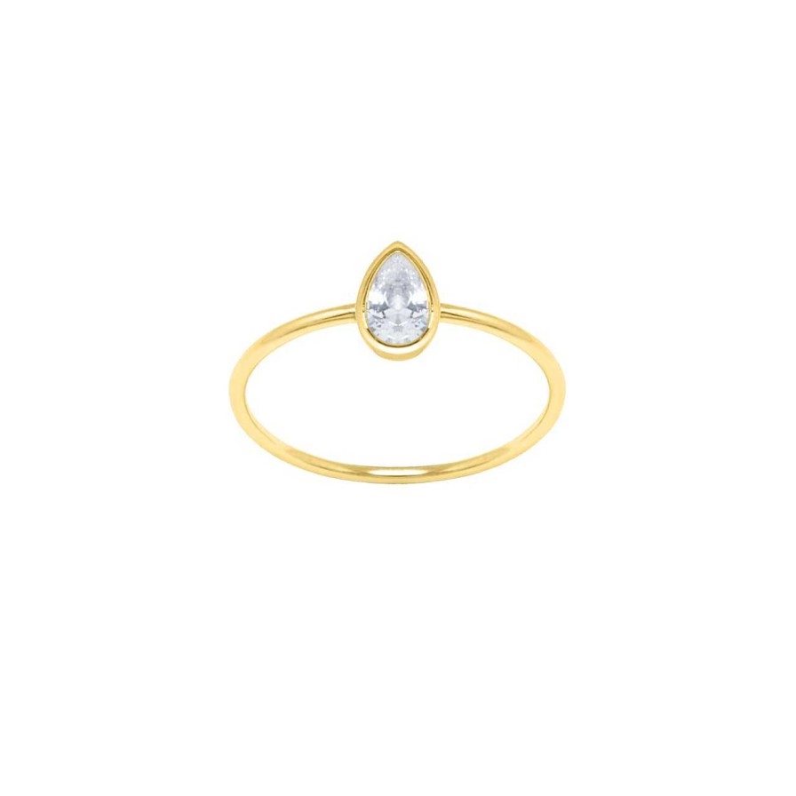 Rings CANDY | Ring Saffron, 925 Sterling Silver, Gold Plated