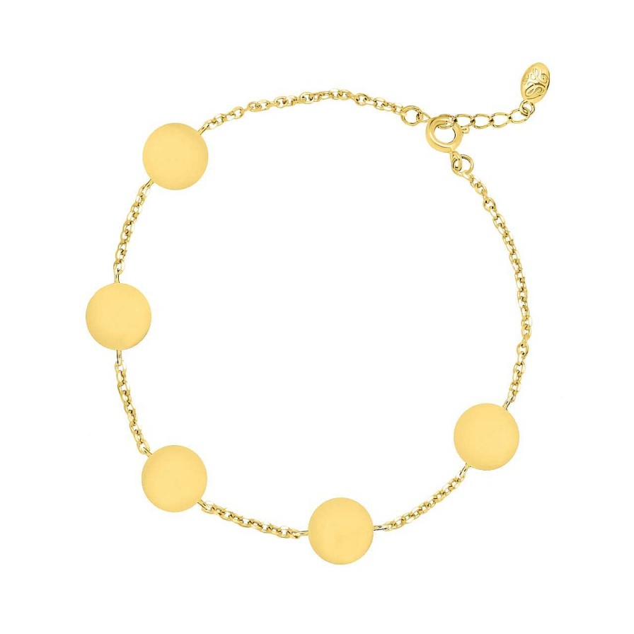 Bracelets CANDY | Bracelet Livia, 925 Sterling Silver, Gold-Plated