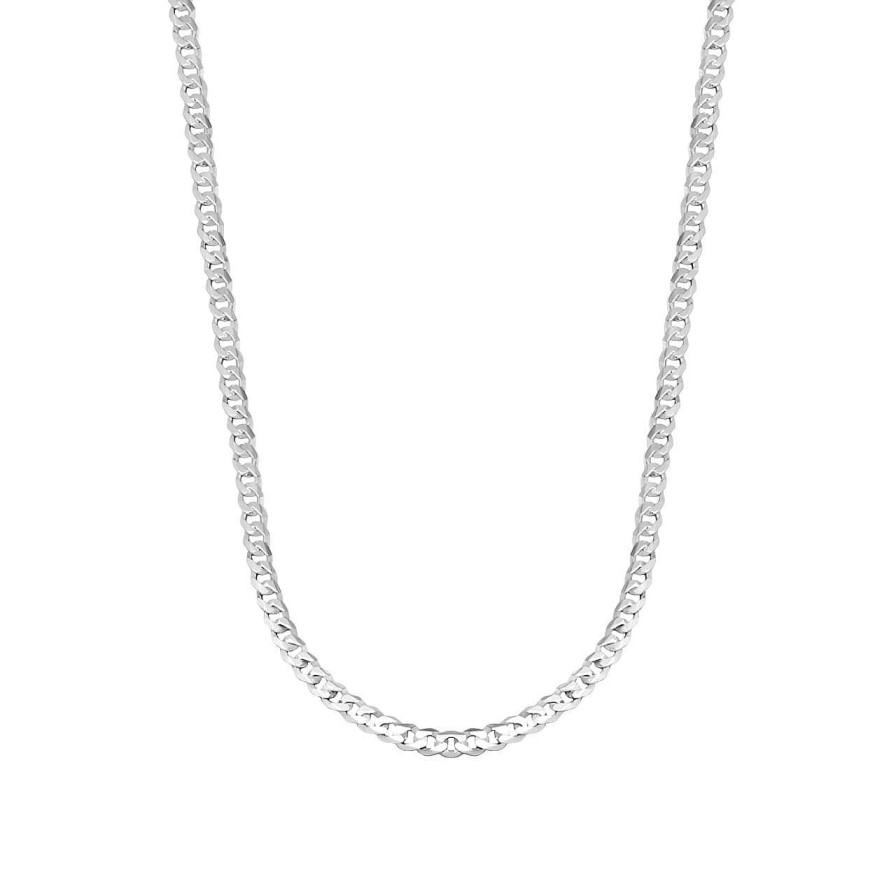 Men CANDY | Curb Chain Necklace Hemera 3.3 Mm, 925 Sterling Silver